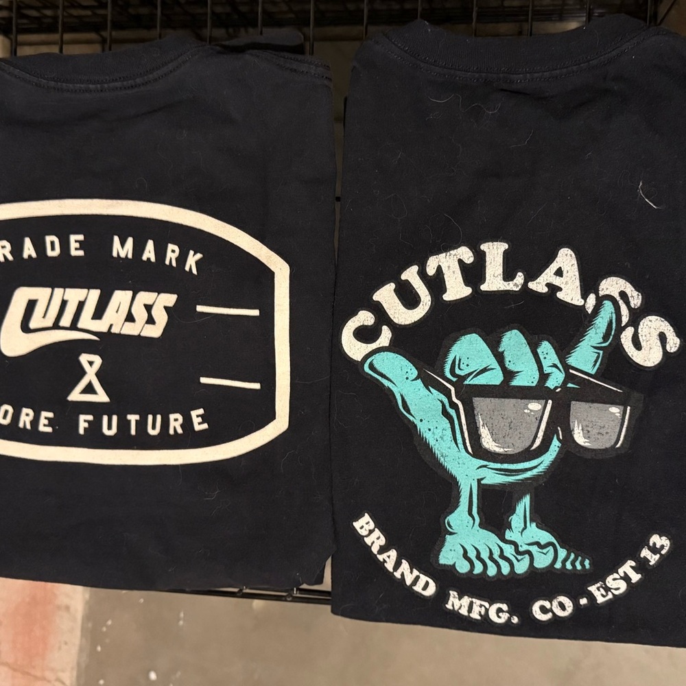 Cutlass Black Graphic T-Shirts